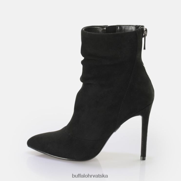 crno Buffalo gležnjača juliet zip gležnjača veganska |čizme TDD6T827